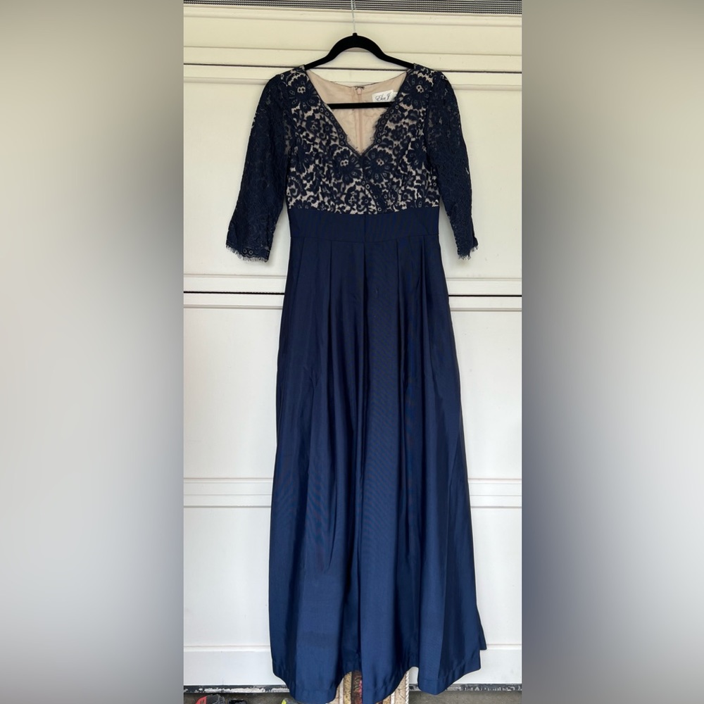 Eliza J Navy prom/brides maid dress